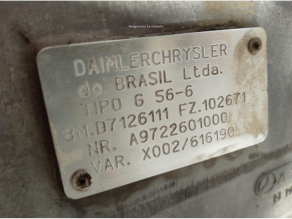 A9722601000 CAJA CAMBIOS  MERCEDES BENZ ATEGO|Desguaces La Cabaña