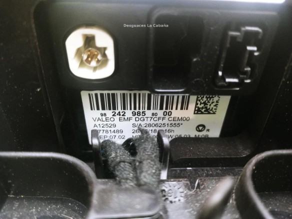 9824298580 PANTALLA MULTIMEDIA CITROEN C4 CACTUS |Desguaces La Cabaña