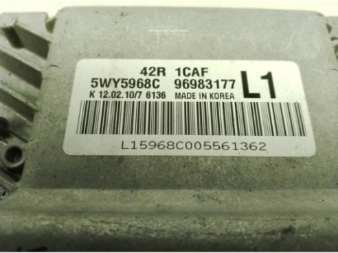 96983177, CENTRALITA AIRBAG CHEVROLET AVEO Fastback (T250, T255)|Desguaces La Cabaña