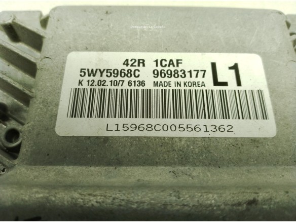 96983177, CENTRALITA AIRBAG CHEVROLET AVEO Fastback (T250, T255)|Desguaces La Cabaña