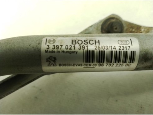 MOTOR LIMPIAPARABRISAS DEL PEUGEOT 208|Desguaces La Cabaña