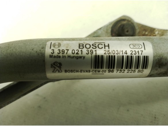 MOTOR LIMPIAPARABRISAS DEL PEUGEOT 208|Desguaces La Cabaña