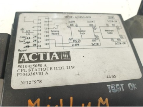 5010415050A MODULO ELECTRONICO RENAULT Midlum|Desguaces La Cabaña