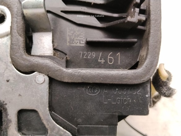 51217229461 CERRADURA PUERTA LAT DEL IZQ BMW 1 (F20)|Desguaces La Cabaña