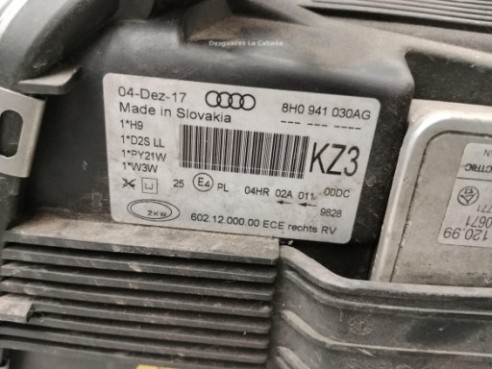 8H0941030AG FARO DERECHO AUDI A4 Descapotable (8H7, B6, 8HE, B7)|Desguaces La Cabaña