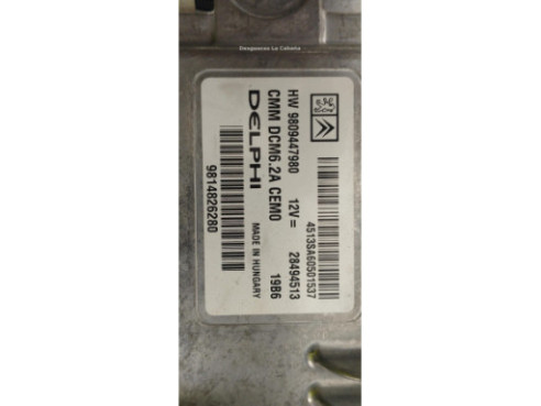 9809447980 CENTRALITA MOTOR PEUGEOT 206+ (T3E) |Desguaces La Cabaña