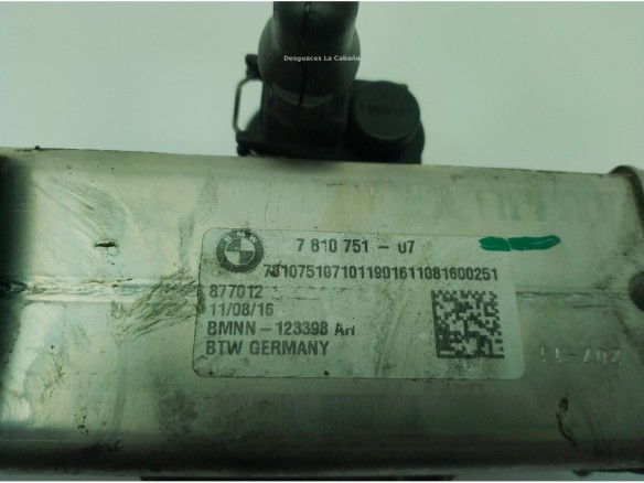 11717810751, 7810751 ENFRIADOR EGR BMW 1 (F20)|Desguaces La Cabaña
