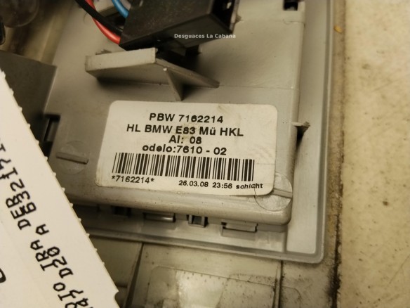 63217162214 PILOTO TRA DER INT BMW X3 (E83)|Desguaces La Cabaña
