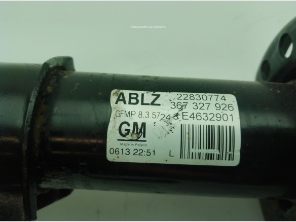 22830749, 22830774, 367327926 AMORTIGUADOR DEL IZQ OPEL INSIGNIA A Sedán (G09)|Desguaces La Cabaña