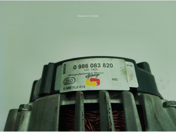 95531290, 0986083820 ALTERNADOR OPEL INSIGNIA A Sedán (G09)|Desguaces La Cabaña