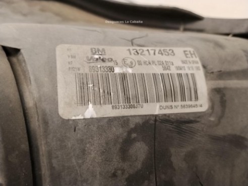93189357 FARO IZQUIERDO OPEL CORSA D (S07)|Desguaces La Cabaña
