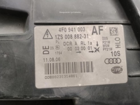 4F0941029FG FARO IZQUIERDO AUDI A6 (4F2, C6)|Desguaces La Cabaña