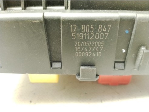 12805847 CAJA FUSIBLES EXTERIOR (BSM) SAAB 9-3 (YS3F)|Desguaces La Cabaña