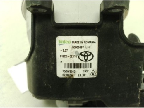 NIEBLA DEL IZQ TOYOTA AURIS (_E18_)|Desguaces La Cabaña
