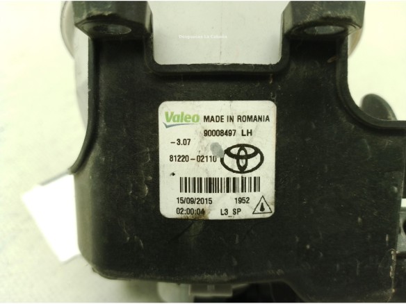 NIEBLA DEL IZQ TOYOTA AURIS (_E18_)|Desguaces La Cabaña