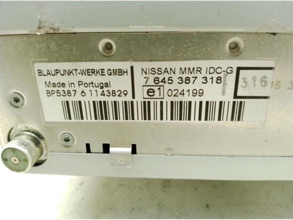 28184BC41A, RADIO NISSAN NOTE (E11, NE11)|Desguaces La Cabaña