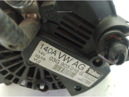 03G903016G ALTERNADOR AUDI A4 (8K2, B8)|Desguaces La Cabaña