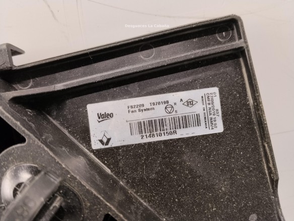 214810150R ELECTROVENTILADOR DACIA SANDERO II|Desguaces La Cabaña