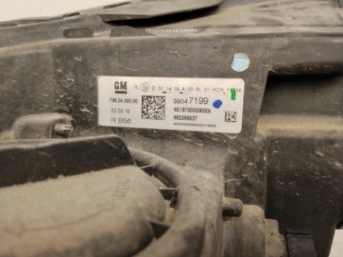 39081893 FARO DERECHO OPEL ASTRA J (P10)|Desguaces La Cabaña