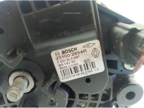 231002854R, ALTERNADOR RENAULT CAPTUR (J5_, H5_)|Desguaces La Cabaña