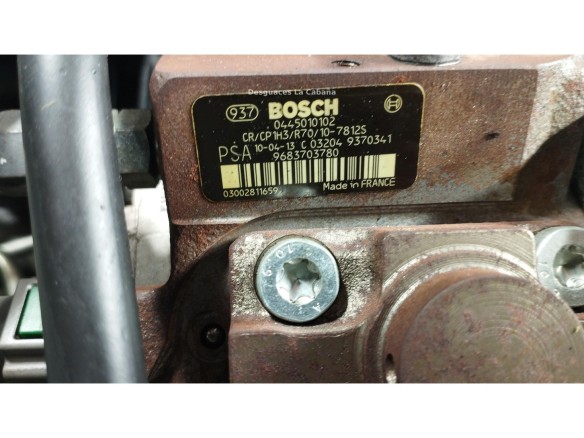 8HZ (DV4TD) MOTOR PEUGEOT 207 (WA_, WC_)|Desguaces La Cabaña
