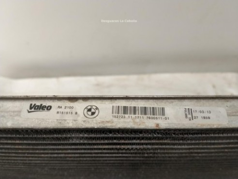 17117600511 RADIADOR AGUA BMW 1 (F20)|Desguaces La Cabaña
