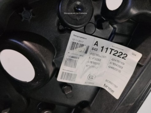 A1767304400 ELEVALUNAS PUERTA LAT TRA DER MERCEDES BENZ CLASE A (W176)|Desguaces La Cabaña