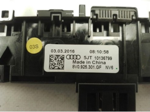 8V0925301GF INTERRUPTOR WARNING AUDI A3 Sportback (8VA, 8VF)|Desguaces La Cabaña