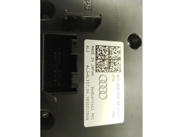 8V0919614BE MANDO MULTIMEDIA AUDI A3 Sportback (8VA, 8VF)|Desguaces La Cabaña