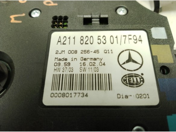 A2118205301 PLAFON DEL MERCEDES BENZ CLASE E (W211)|Desguaces La Cabaña