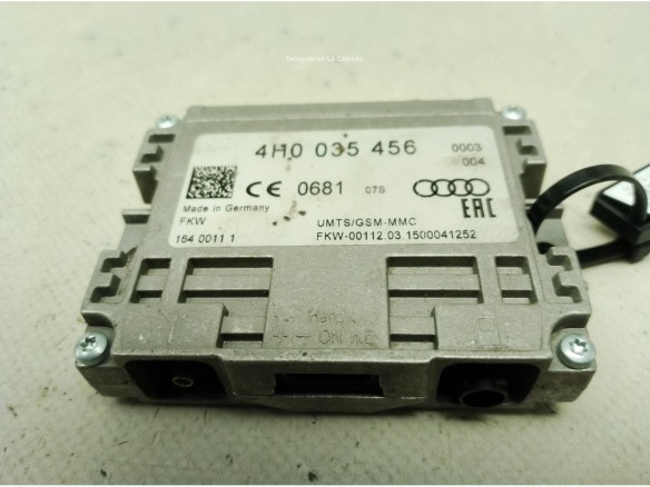 4H0035456 AMPLIFICADOR ANTENA AUDI A3 Sportback (8VA, 8VF)|Desguaces La Cabaña