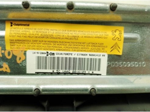 9650141200 AIRBAG RODILLA CITROEN C5 II (RC_)|Desguaces La Cabaña