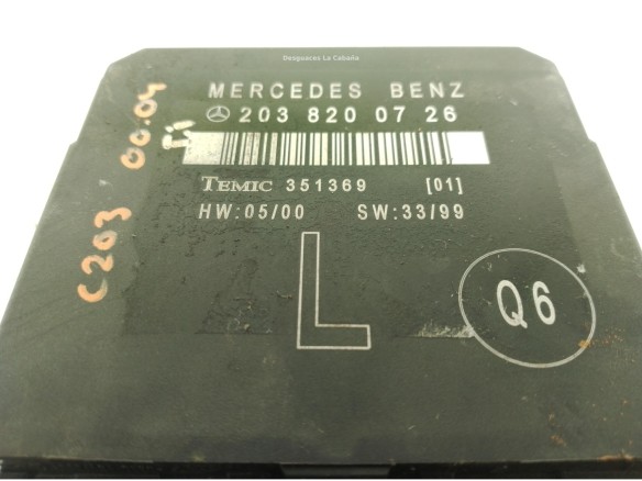 2038200726 CENTRALITA MOTOR MERCEDES BENZ CLASE C (W203)|Desguaces La Cabaña