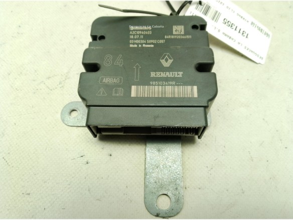 985103419R CENTRALITA AIRBAG RENAULT CLIO IV (BH_)|Desguaces La Cabaña