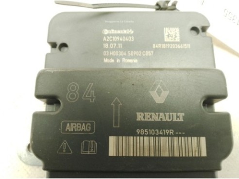 985103419R CENTRALITA AIRBAG RENAULT CLIO IV (BH_)|Desguaces La Cabaña
