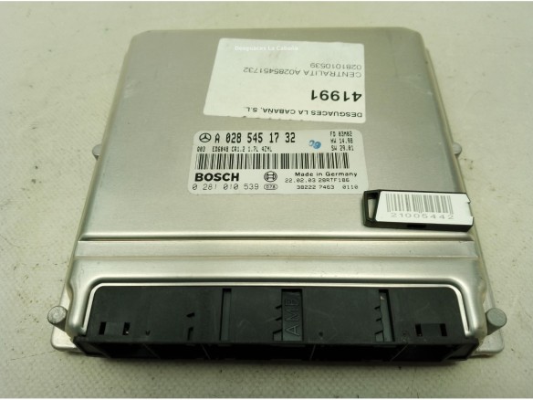 0281010539,A0285451732, CENTRALITA MOTOR MERCEDES BENZ SinValor|Desguaces La Cabaña