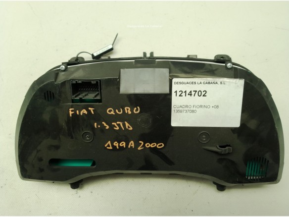 1359737080, CUADRO INSTRUMENTOS FIAT FIORINO Furgón/ranchera familiar (225_)|Desguaces La Cabaña