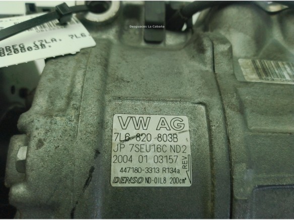 7L6820803B, 7L6820803B COMPRESOR AA VW TOUAREG (7LA, 7L6, 7L7)|Desguaces La Cabaña