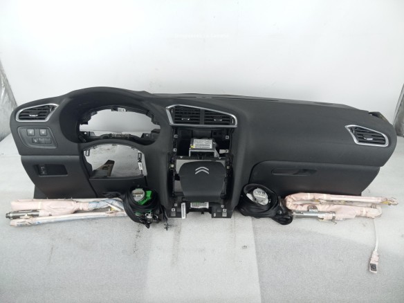 96871568ZD KIT AIRBAGS + SALPICADERO + CINTURONES O ANCLAJE + CENTRALIT CITROEN C4 II (B7)|Desguaces La Cabaña
