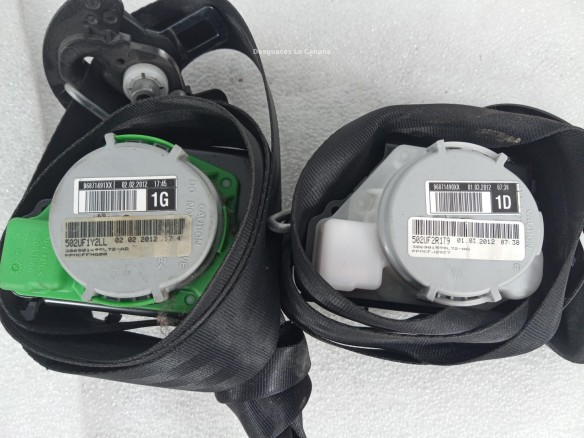 96871568ZD KIT AIRBAGS + SALPICADERO + CINTURONES O ANCLAJE + CENTRALIT CITROEN C4 II (B7)|Desguaces La Cabaña
