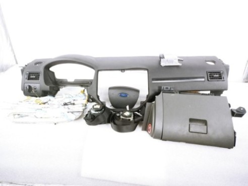 6M51R042B84AC KIT AIRBAGS + SALPICADERO + CINTURONES O ANCLAJE + CENTRALIT FORD KUGA I|Desguaces La Cabaña