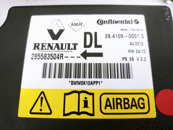 985250010R KIT AIRBAGS + SALPICADERO + CINTURONES O ANCLAJE + CENTRALIT RENAULT LATITUDE (L70_)|Desguaces La Cabaña