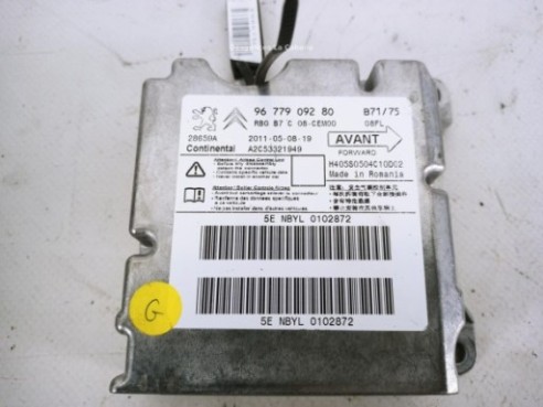 96871568ZD KIT AIRBAGS + SALPICADERO + CINTURONES O ANCLAJE + CENTRALIT CITROEN C4 II (B7)|Desguaces La Cabaña