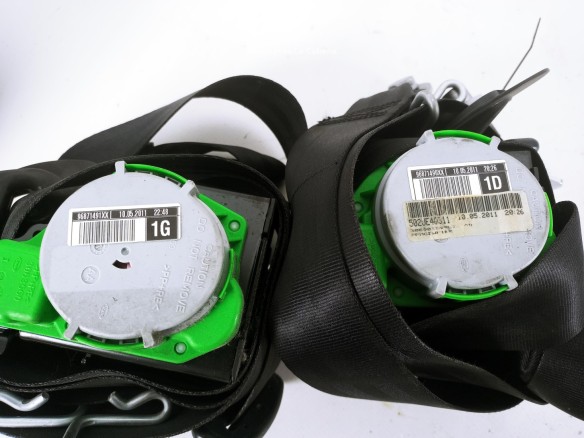96871568ZD KIT AIRBAGS + SALPICADERO + CINTURONES O ANCLAJE + CENTRALIT CITROEN C4 II (B7)|Desguaces La Cabaña