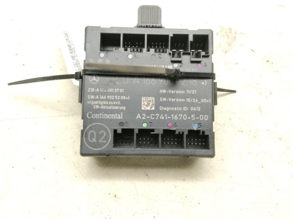  A1669000218 MODULO ELECTRONICO MERCEDES BENZ CLASE A (W176)|Desguaces La Cabaña