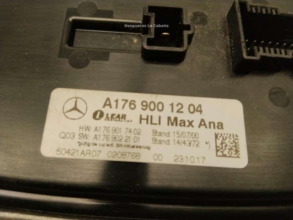  A1769001204 MODULO ELECTRONICO MERCEDES BENZ CLASE A (W176)|Desguaces La Cabaña