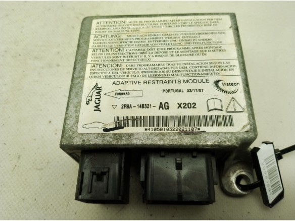 2R8A14B321AG, CENTRALITA AIRBAG JAGUAR S-TYPE (X200)|Desguaces La Cabaña