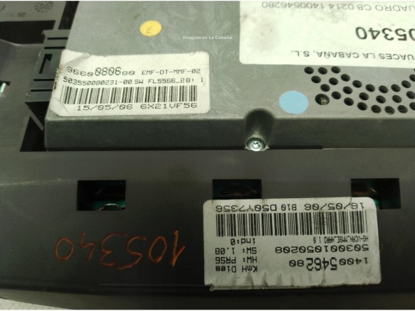 1400546280, CUADRO INSTRUMENTOS CITROEN C8 (EA_, EB_)|Desguaces La Cabaña