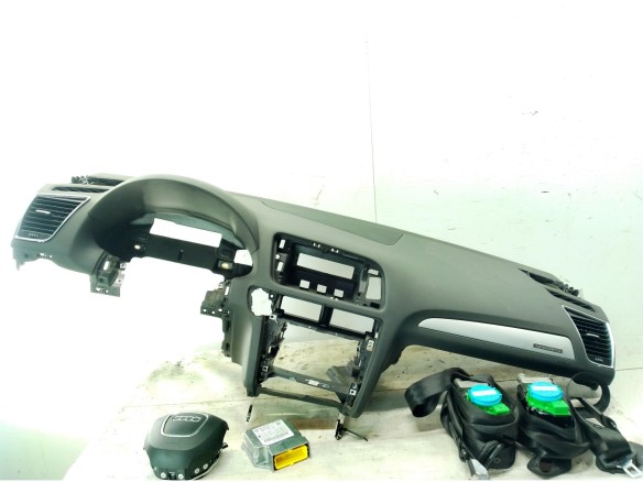KIT AIRBAGS + SALPICADERO + CINTURONES O ANCLAJE + CENTRALIT AUDI Q5 (8RB)|Desguaces La Cabaña
