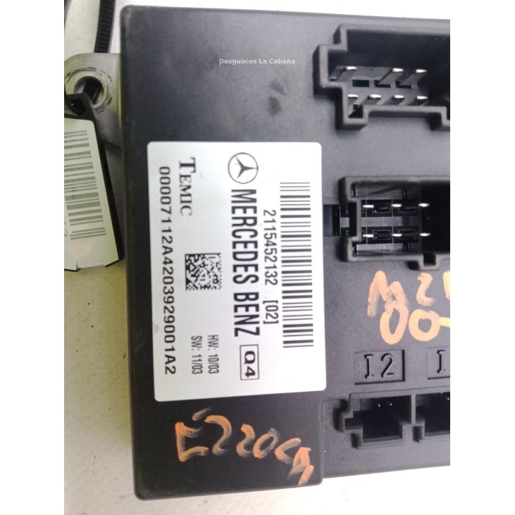 2115452132 CENTRALITA MOTOR MERCEDES BENZ CLASE E (W211) |Desguaces La Cabaña